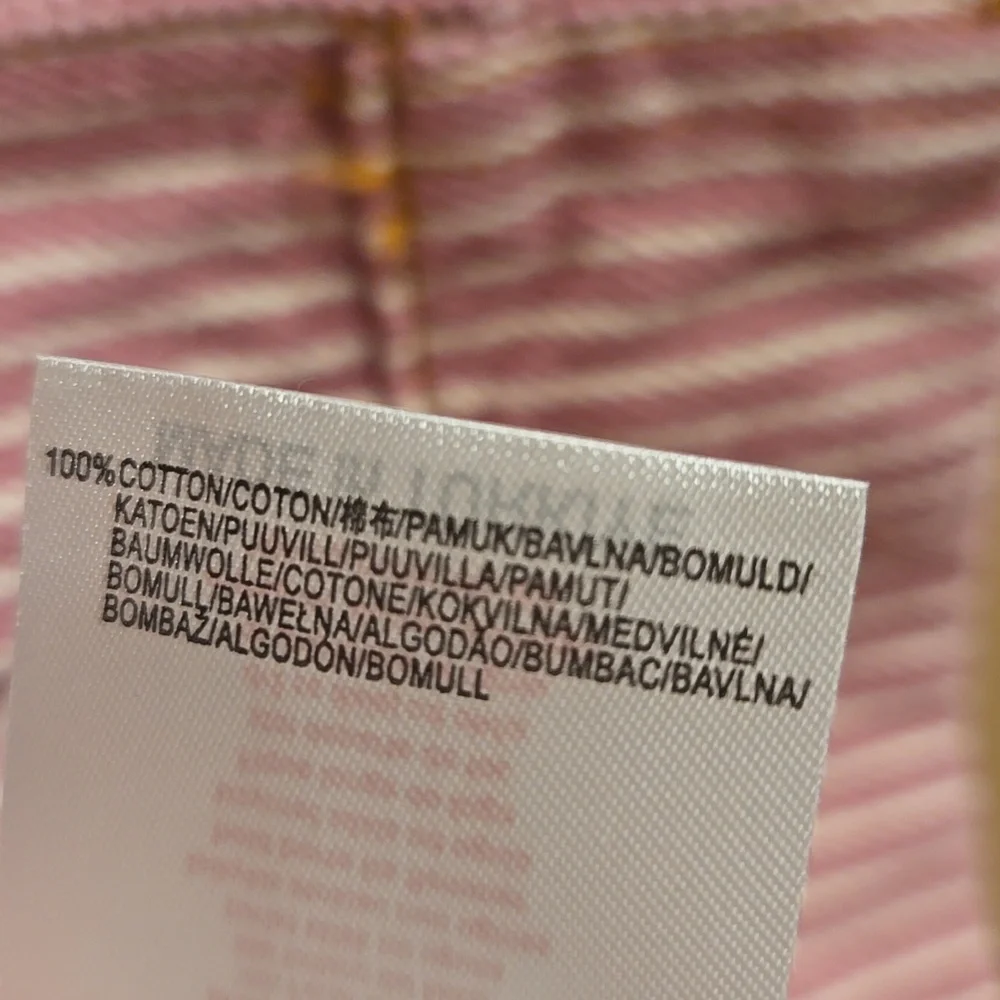 Damson Madder Dilly Vest Jacket in Pink Stripe EU Size 8/ US Size 4 - Picture 7 of 9